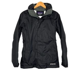 Patagonia Womens Snowbelle Insulated Waterproof Jacket H2NO Size M Black Hooded